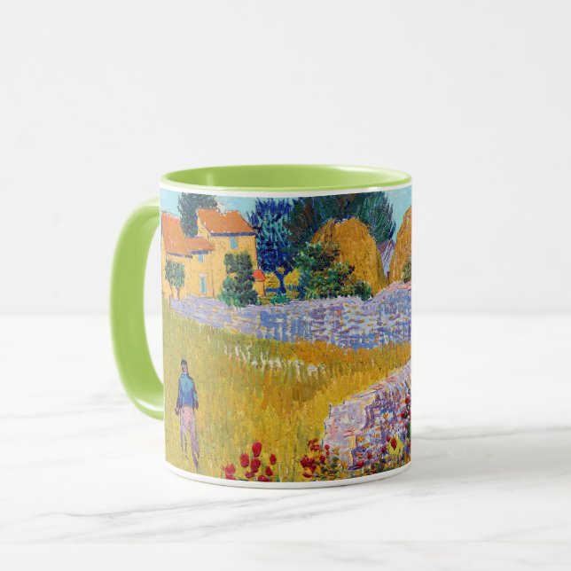 Farmhouse in Provence, Van Gogh Mug (Front Left)