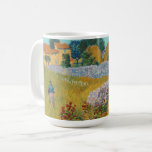 Farmhouse in Provence | Vincent van Gogh Coffee Mug<br><div class="desc">Farmhouse in Provence (1888) by Dutch post-impressionist artist Vincent Van Gogh. Original artwork is an oil on canvas landscape painting in vibrant golden yellows and aqua blue shades.

Use the design tools to add custom text or personalize the image.</div>