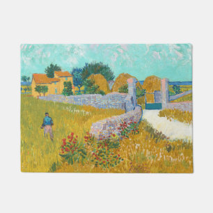 Farmhouse in Provence - Vincent van Gogh Doormat