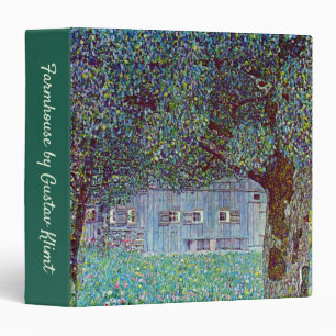 Farmhouse in Upper Austria by Gustav Klimt Binder