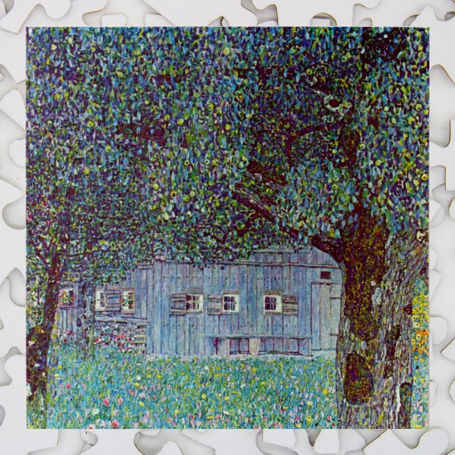 Farmhouse in Upper Austria by Gustav Klimt Jigsaw Puzzle (Creator Uploaded)