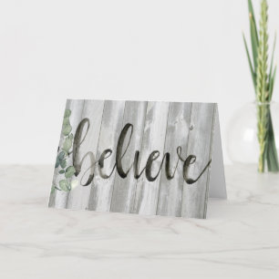 Farmhouse Inspiration - Believe Card