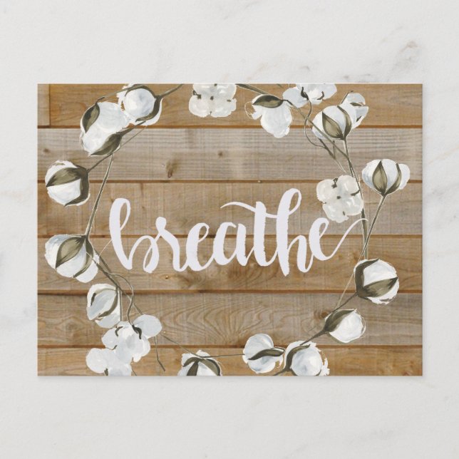 Farmhouse Inspiration - Breathe Postcard (Front)