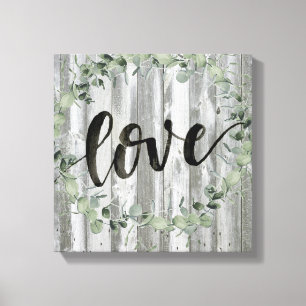 Farmhouse Inspiration - Love Canvas Print