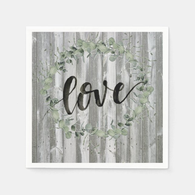 Farmhouse Inspiration - Love Napkin (Front)
