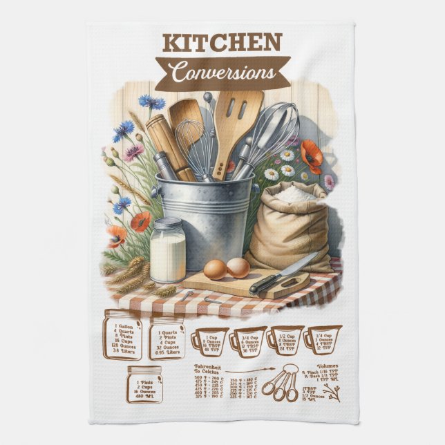 Farmhouse Kitchen Conversions Towel (Vertical)