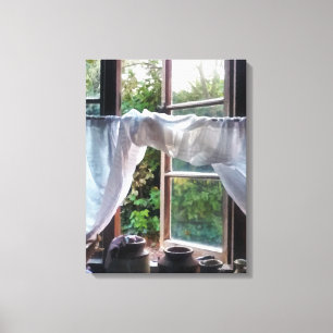 FARMHOUSE KITCHEN WINDOW CANVAS PRINT
