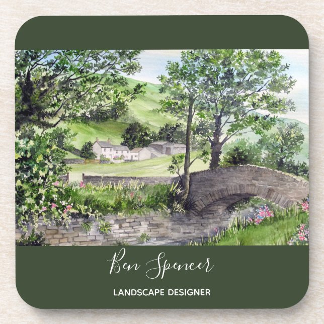 Farmhouse near Thirlmere, Lake District, England Coaster (Front)