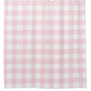 Farmhouse Pastel Pink Buffalo Check Plaid