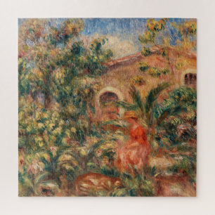 Farmhouse Pierre-Auguste Renior Painting  Jigsaw Puzzle
