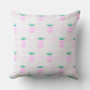Farmhouse Pineapples Throw Pillow
