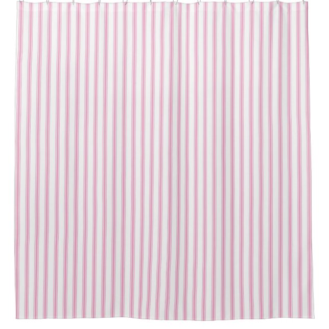 Farmhouse Pink Vintage Ticking Stripe (Front)