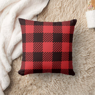 Farmhouse Plaid Chequered Throw Pillow