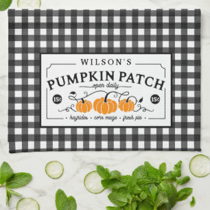 Farmhouse Pumpkin Patch Kitchen Towel