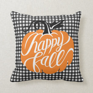 Farmhouse Pumpkin Patch  Throw Pillow