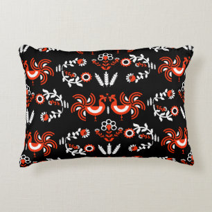 Farmhouse Rooster Countryside Home Decor Accent Pillow
