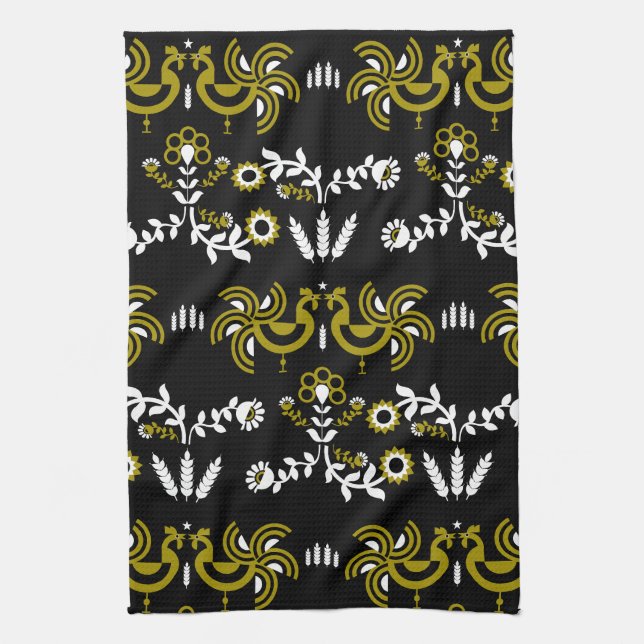 Farmhouse Rooster Countryside Home Decor Kitchen Towel (Vertical)