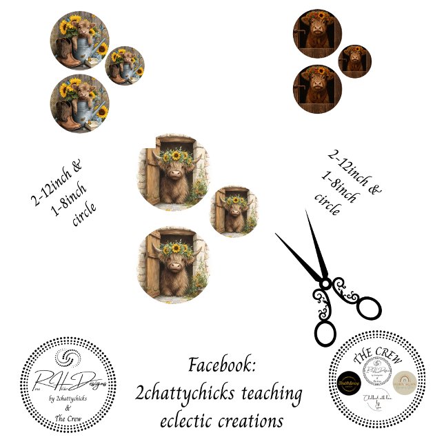 Farmhouse Rustic Barn Sunflowers Decoupage  Wrapping Paper Sheet (Creator Uploaded)