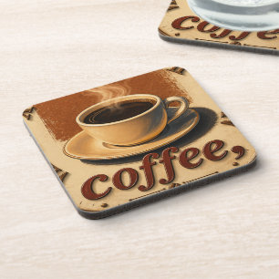 Farmhouse Rustic Vintage Kitchen Coffee Cup Coaster