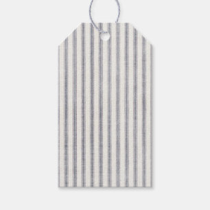 Farmhouse Rustic Vintage Ticking Stripe Gift Tags