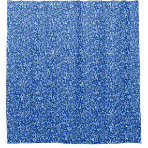 Farmhouse simple floral pattern on blue