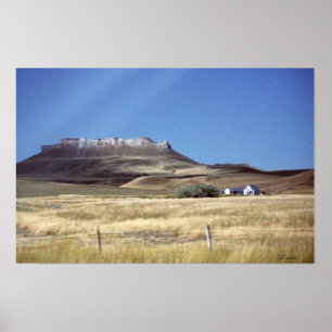 Farmhouse South Dakota Poster