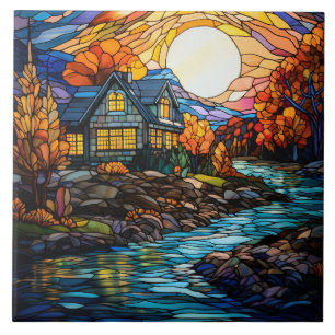 Farmhouse Stained Glass Tile