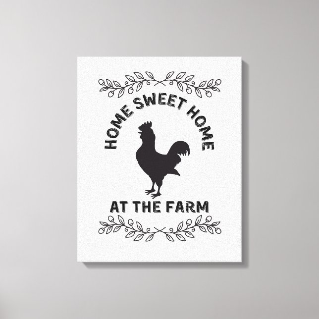 Farmhouse Style Canvas Wall Art (Front)