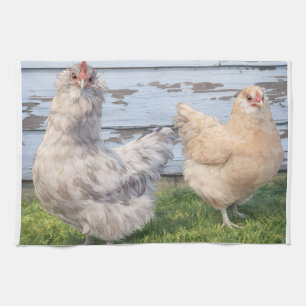 Farmhouse - Two Chickens Kitchen Towel