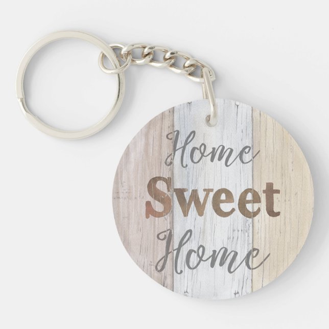 Farmhouse VI | Home Sweet Home Keychain (Front)