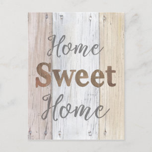 Farmhouse VI   Home Sweet Home Postcard