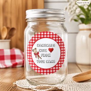 Farmhouse Vibe Homemade With Love Sticker