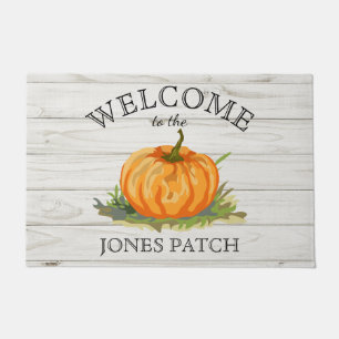 Farmhouse Welcome to Our Pumpkin Patch Signature Doormat