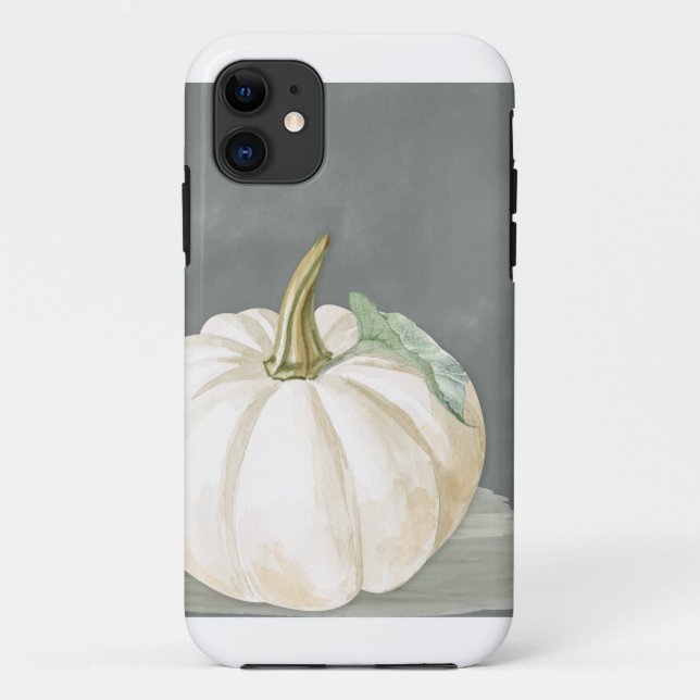 Farmhouse white fall pumpkin Case-Mate iPhone case (Back)