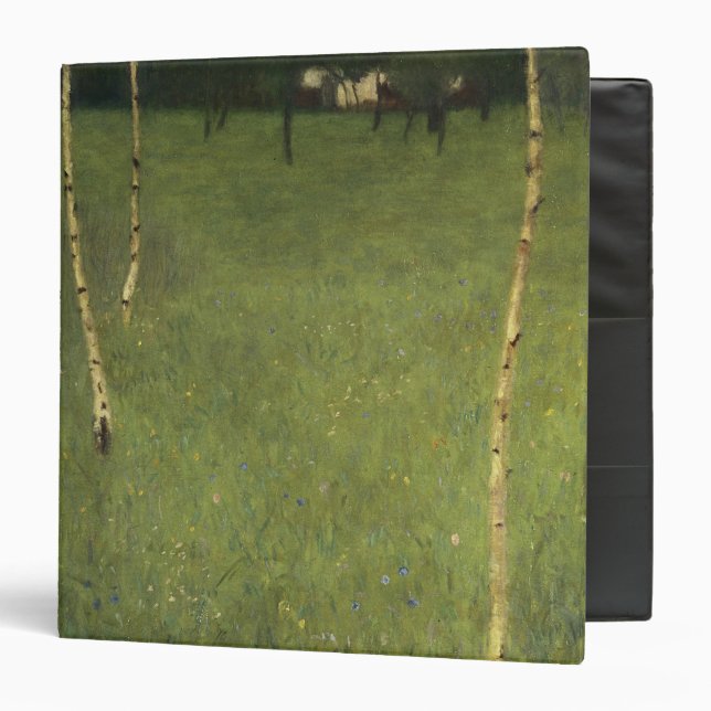 Farmhouse with Birch Trees, 1900 Binder (Front/Inside)