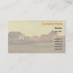 Farmhouses in Loosduinen near The Hague... Business Card