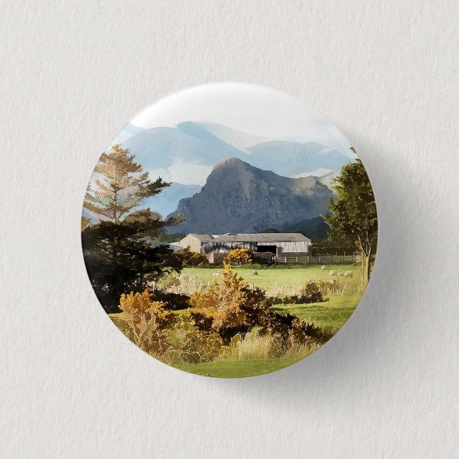 FARMING 1 INCH ROUND BUTTON (Front)