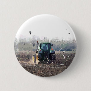 FARMING 2 INCH ROUND BUTTON