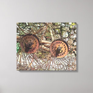 FARMING CANVAS PRINT