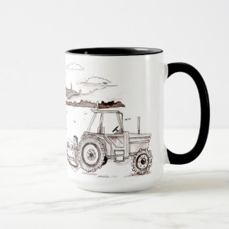 Farming Dinner in the Field Mug