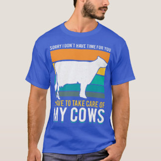 Farming Farm Cow Farmer T-Shirt