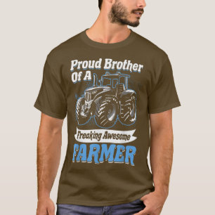 Farming Farm Tractor Agriculture Harvester Farmer  T-Shirt