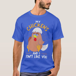 Farming Funny Farmer Farm Animal Chicken T-Shirt