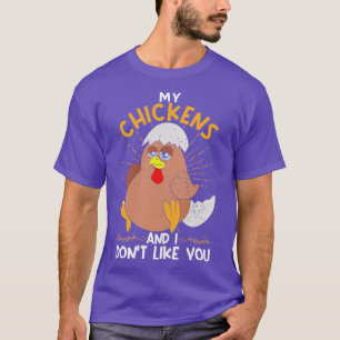 Farming Funny Farmer Farm Animal Chicken T-Shirt