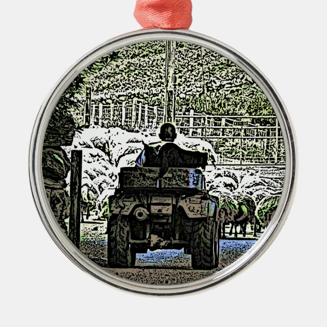 FARMING METAL ORNAMENT (Front)