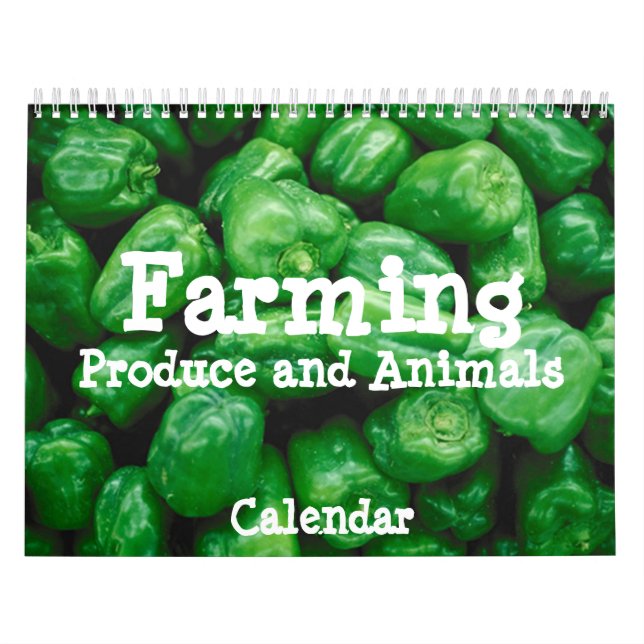 Farming Produce and Animals Calendar (Cover)