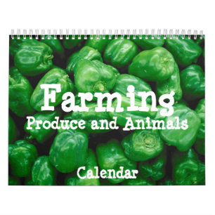 Farming Produce and Animals Calendar