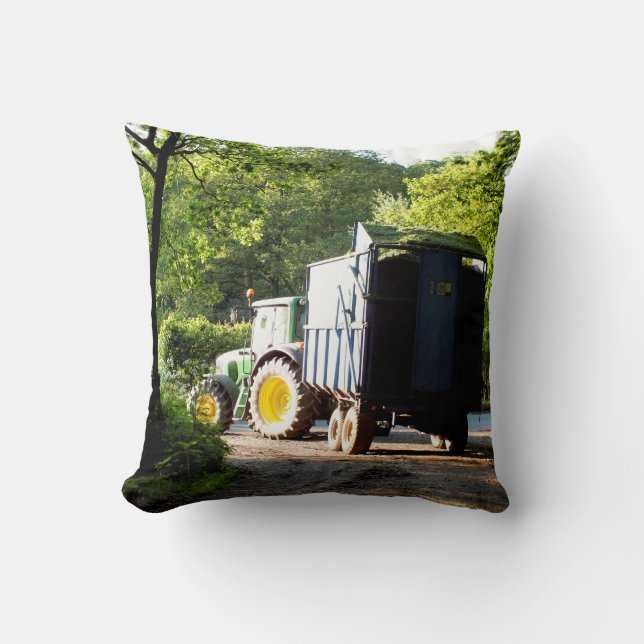 FARMING THROW PILLOW (Front)