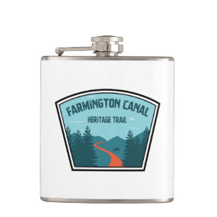 Farmington Canal Heritage Trail Hip Flask