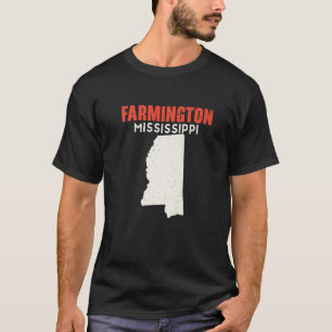 Farmington Mississippi USA State America Travel Mi T-Shirt